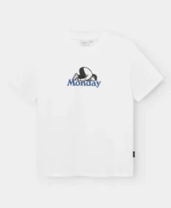 T-Shirt Stockholm Monday Crash - White - Bild 3