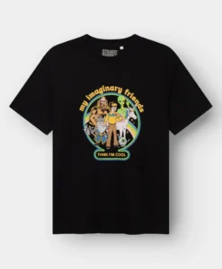 T-Shirt Stockholm My Imaginary Friends - Black