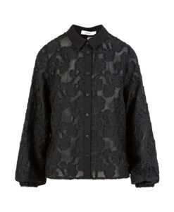 Flower Structure Shirt - Black