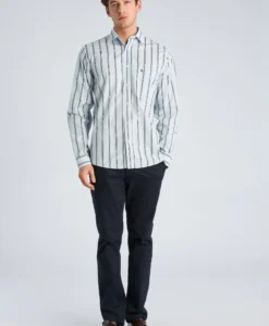 Alternative view of Striped Dobby Shirt L/S - Pastel Blue