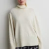 Alpha Knit T-Neck - Cream