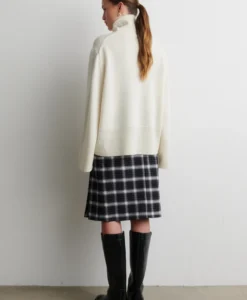 Alternative view of Alpha Knit T-Neck - Cream