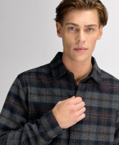 Felix LS Shirt - Navy Check - Bild 5