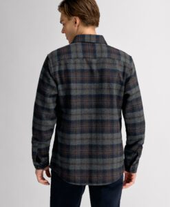 Felix LS Shirt - Navy Check - Bild 3