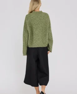 Alternative view of Olivia Knit Pullover - Forest Green