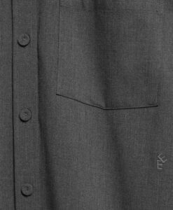 Ambel Herringbone Drapr - Mid Grey Melange - Bild 9