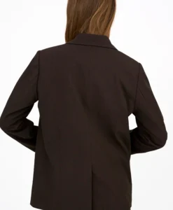 Alternative view of Andrea Essential Blazer - Espresso Brown