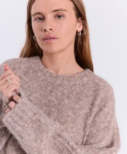 Lillen Knit Top - Brown Melange - Bild 3