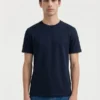 Lung Melange T-Shirt - Dark Blue Melange