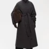 Milleah Wool Twill - Dark Grey Melange