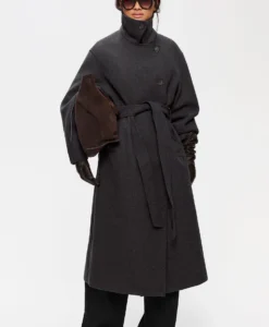 Milleah Wool Twill - Dark Grey Melange