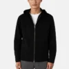 Nikolaj Vegan Zip Hoodie - Black