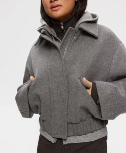 Alternative view of Nova Wool Twill - Grey Melange