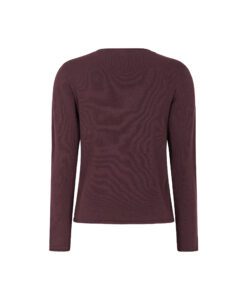 SRMarla O-NeckRoll Edge Knit - Vineyard Wine - Bild 4