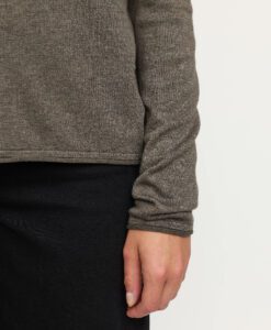 SRMarla O-Neck Roll Edge Knit - Canteen Melange - Bild 3