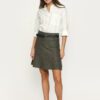 SRHenrietta Short Skirt - Canteen Melange