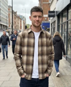 Leon Checked Shirt - Brown Checked - Bild 5