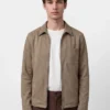 Neo Vegan Suede Overshirt - Dusty Clay