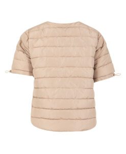Alternative view of Asta Quilted Short Sleeved Jacket - Sand