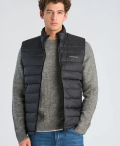 Light Weight Puffer Vest - Black