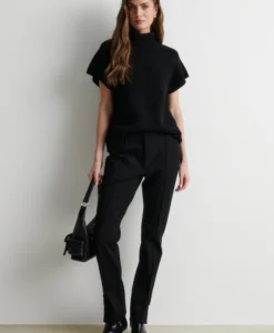 Alternative view of Ettas Knit Vest - Black