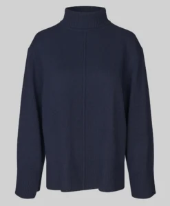 Alpha Knit Slit T-Neck - Night Sky - Bild 6