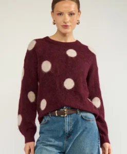 Nusuri Dot Pullover - Fig