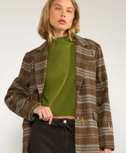 Wool Blend Jacket - Black