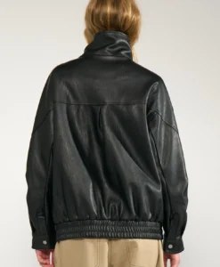 Alternative view of Nubika Oversize PU Jacket - Caviar