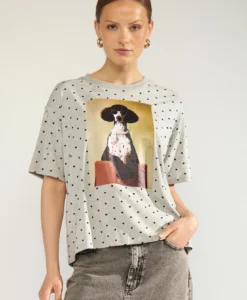 Nurossa Oversize T-shirt - Light Grey Mel