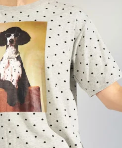 Alternative view of Nurossa Oversize T-shirt - Light Grey Mel