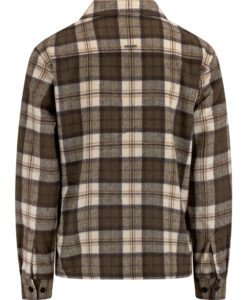 Alternative view of Guido Zip Shirt - Brown Check