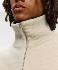 Agne Dense Knit - Oat melange - Bild 5