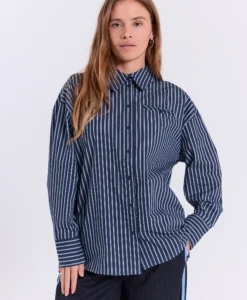 Holly Shirt - Blue Stripe