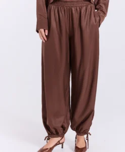 Jola Ballon Pants - Dark Brown