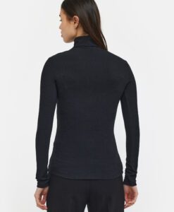 Alternative view of SRFenja Rollneck Top - Black