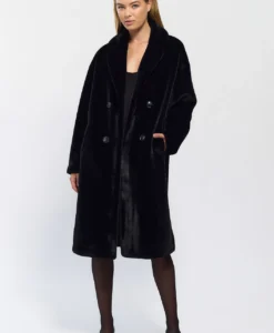 Teddy Bear Faux Fur - Black