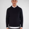 Cedric Knitted Hoodie - Black