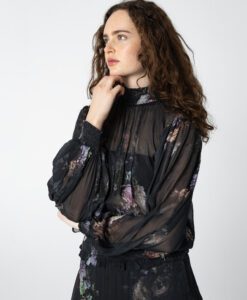 Blouse in Vintage Floral Print