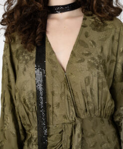 Pearl Scarf and Metallic Scarf - 2-pack - Metallic/Black - Bild 4