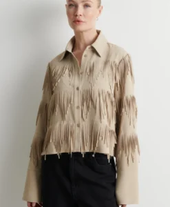 Dancing Cropped Shirt - Black