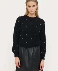 SRAllison Stud Knit RWS - Black