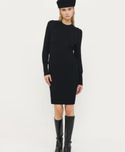 SRJill Dress Knit - Black